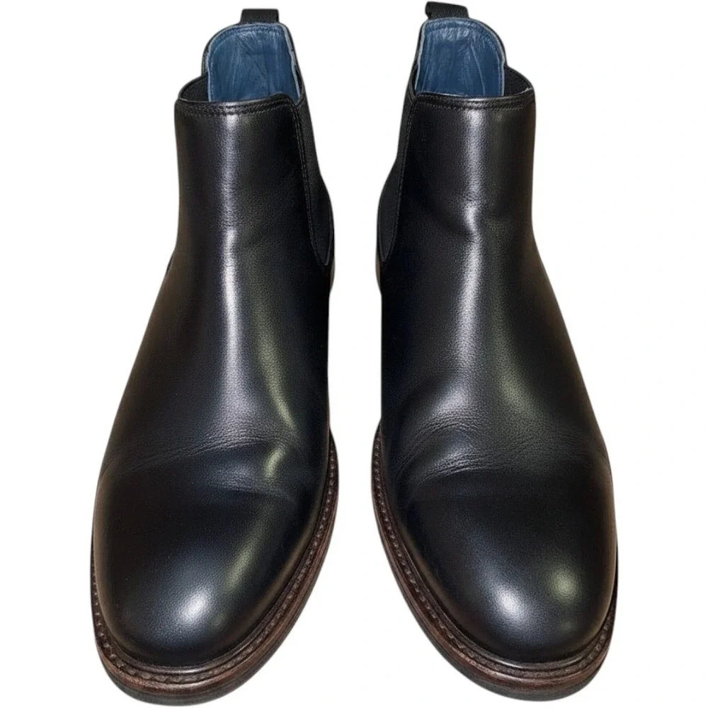 Johnston & Murphy XC Flex Chelsea Boots Mens Black Size 10.5 M Pull On sheepskin